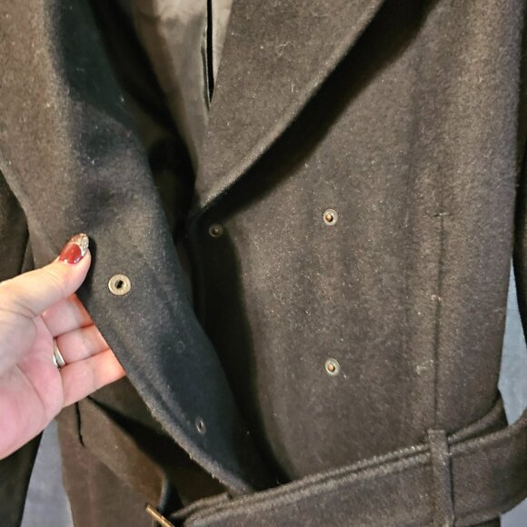 Beautiful Lener Cordier black pea coat. Size 14 - Picture 2 of 6